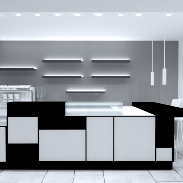 ARREDO  BAR DALLA PROGETTAZIONE AL MONTAGGIO FINALE