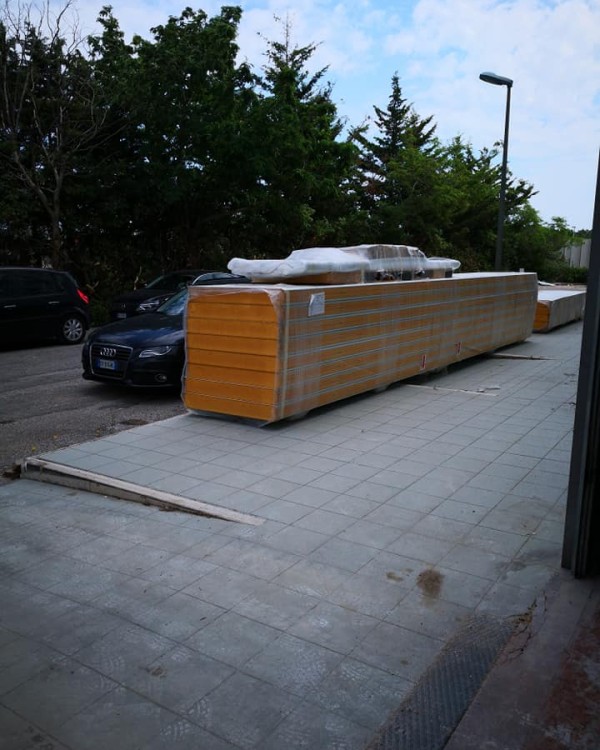 Montaggio cella bt con scavo