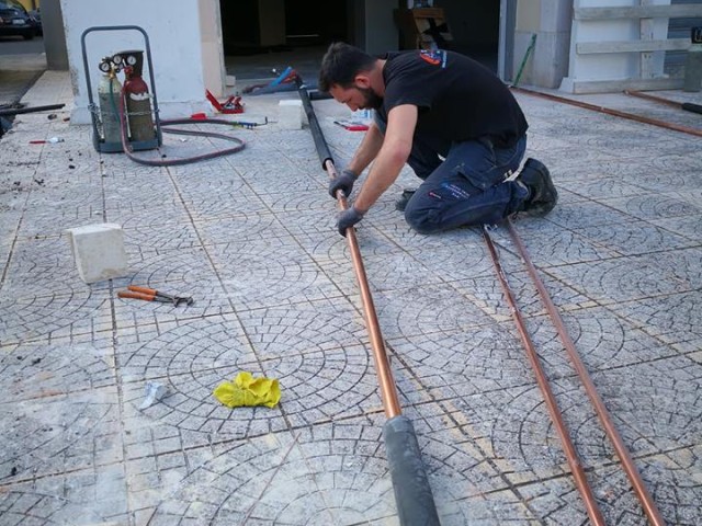 Montaggio tubazioni per centrale refrigerata - foto 4