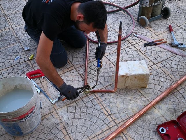 Montaggio tubazioni per centrale refrigerata - foto 5