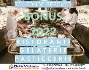 BONUS 2022 RISTORANTI